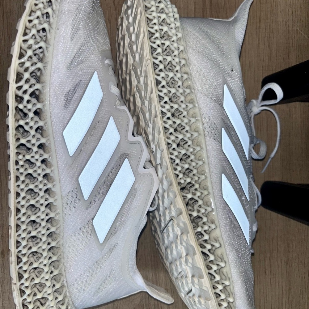 Adidas Men's White 4D Sneakers - Picture 10 of 10